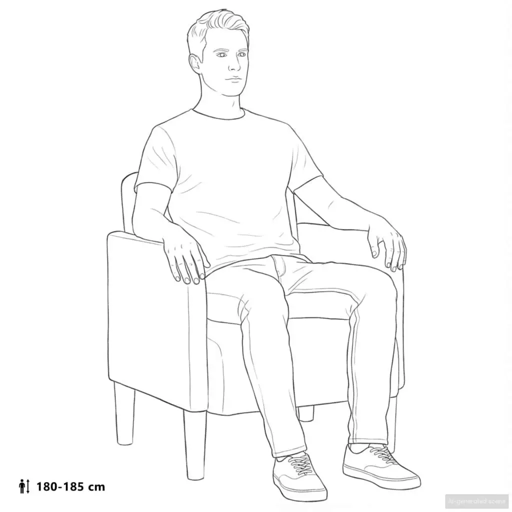 Arm Chair with Armrests Grey Velvet Sofa Seat Lounge Reading Living Room