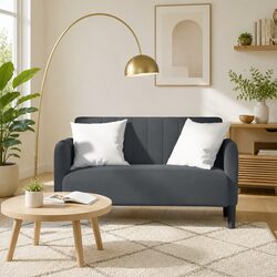 Specifications of 109cm Grey Velvet Loveseat Sofa