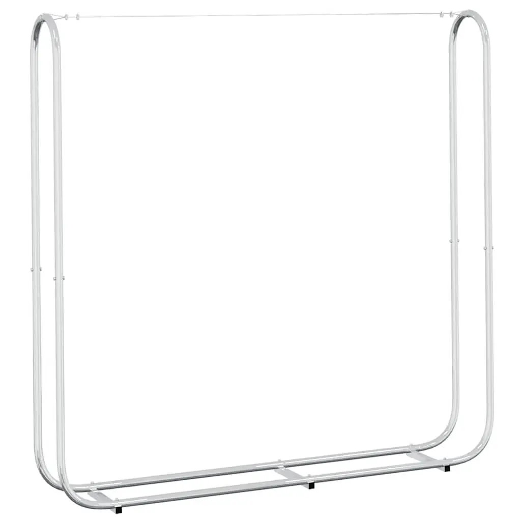 Log Holder Outdoor 150x25x150 cm Galvanised Steel Firewood Rack