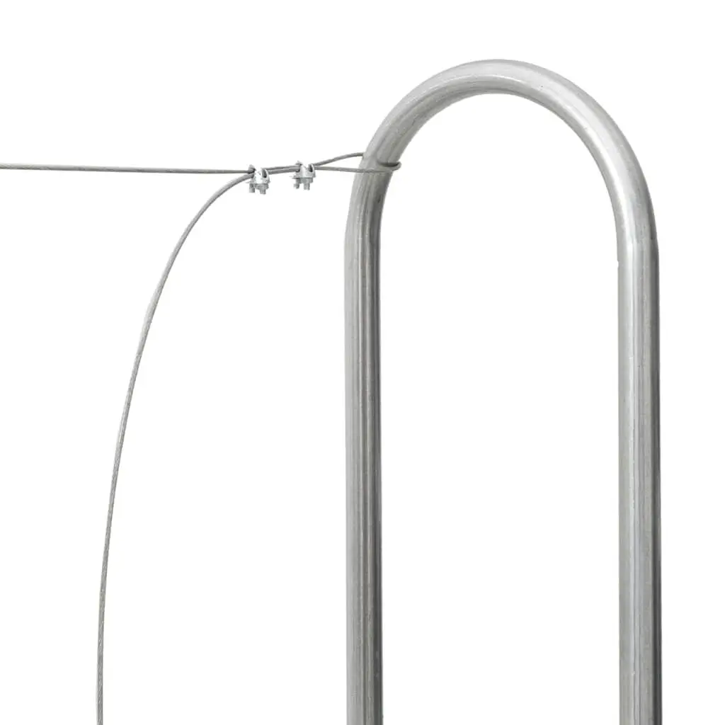 Log Holder Outdoor 150x25x150 cm Galvanised Steel Firewood Rack