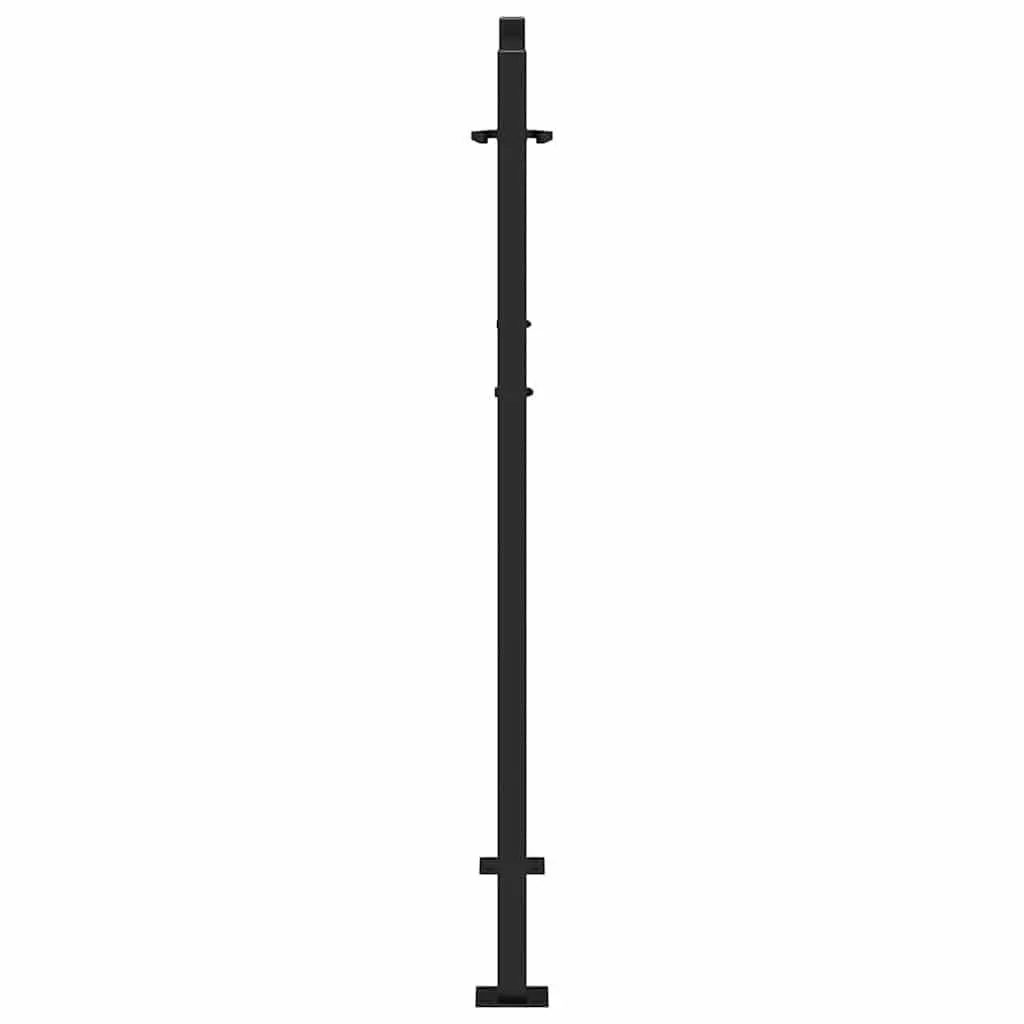 Black Steel Garden Gate 100x125cm