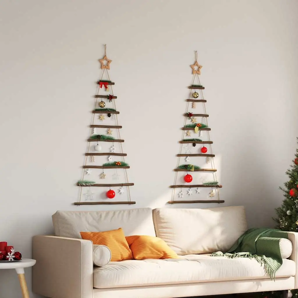 Hanging Christmas Trees Decoration for Home Use 55 x 120 cm 2 Piece