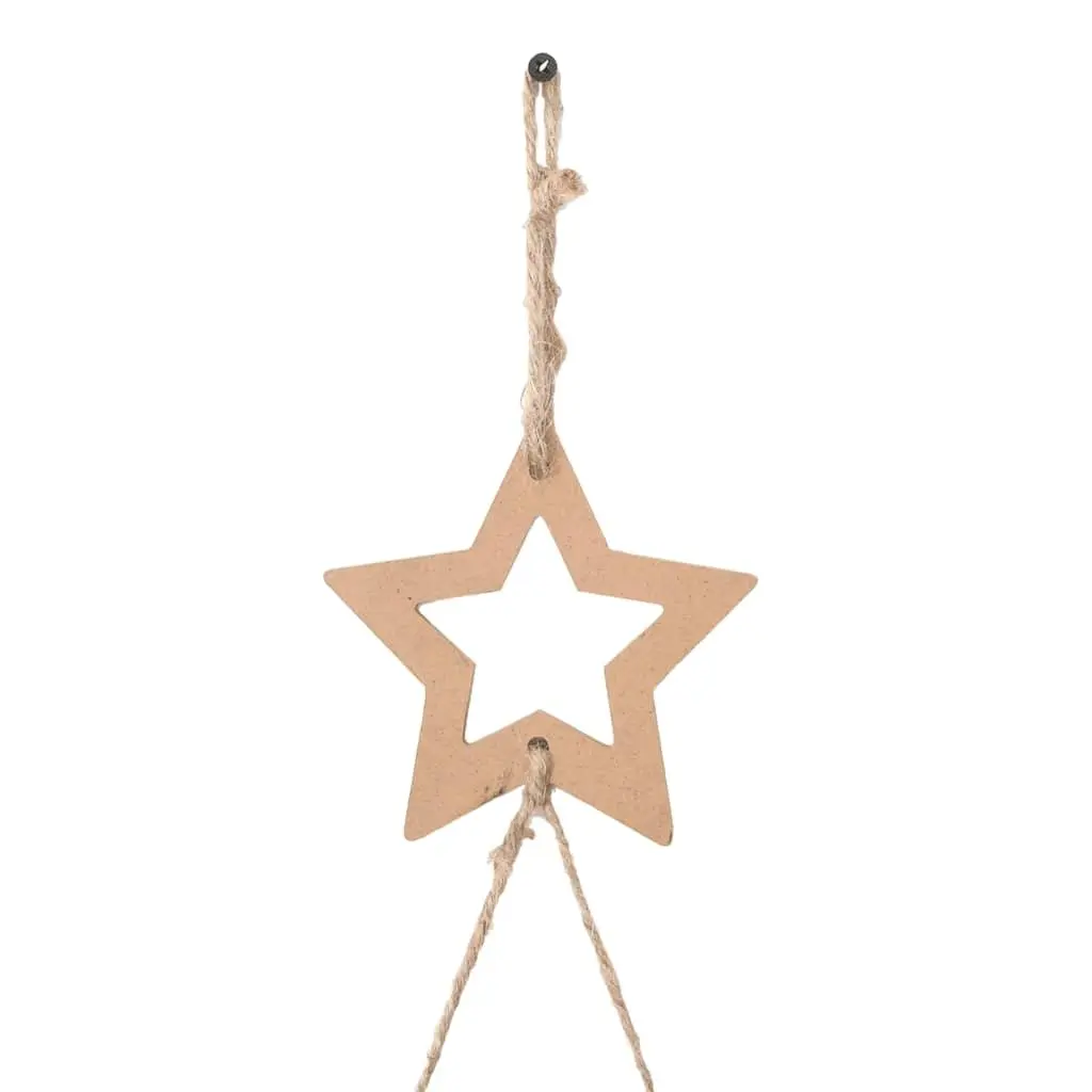 Hanging Christmas Tree Decoration Wall Mount Natural Wood Branches 74x150 cm