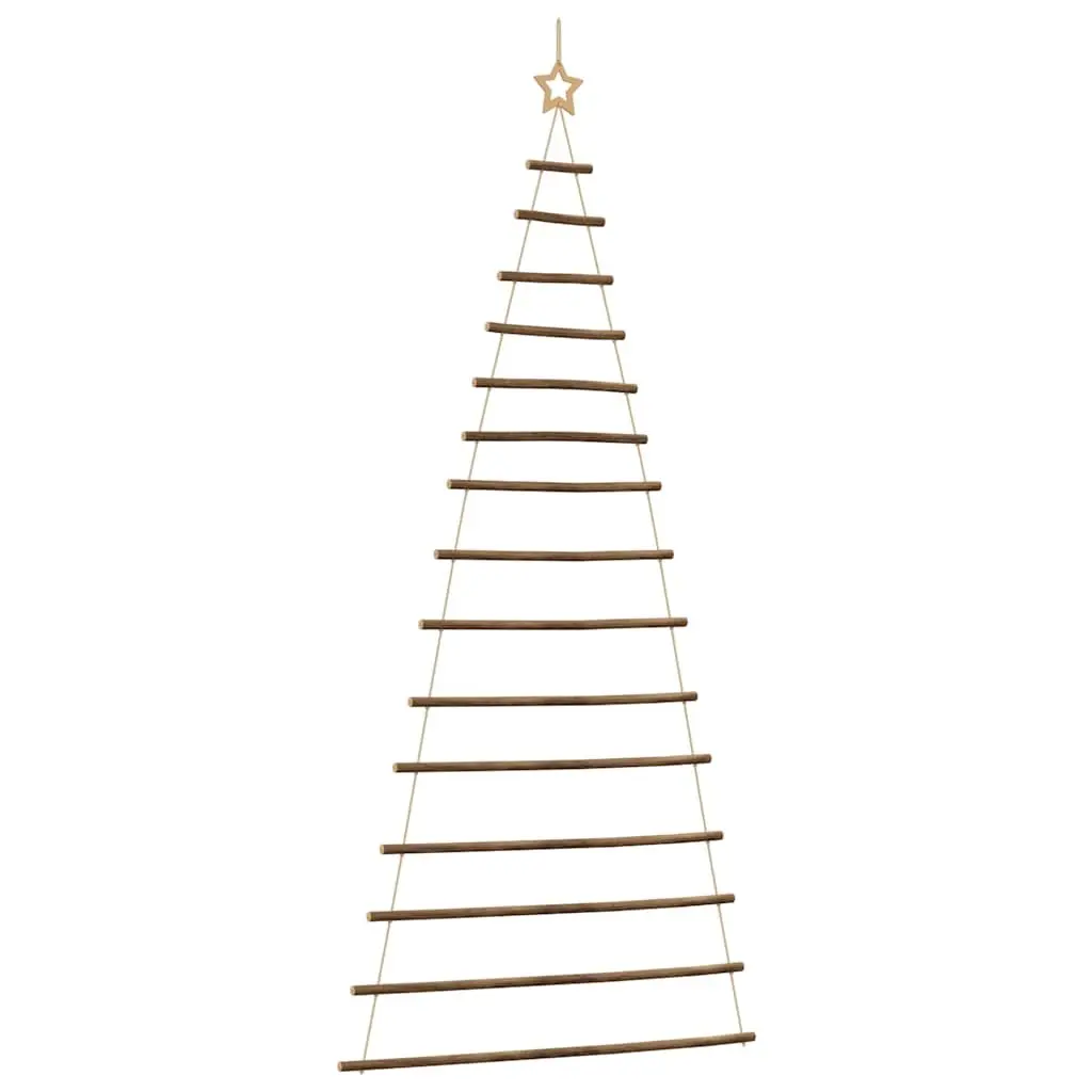 Hanging Christmas Tree Decoration for Wall or Door 100x210cm Natural Wood Branches
