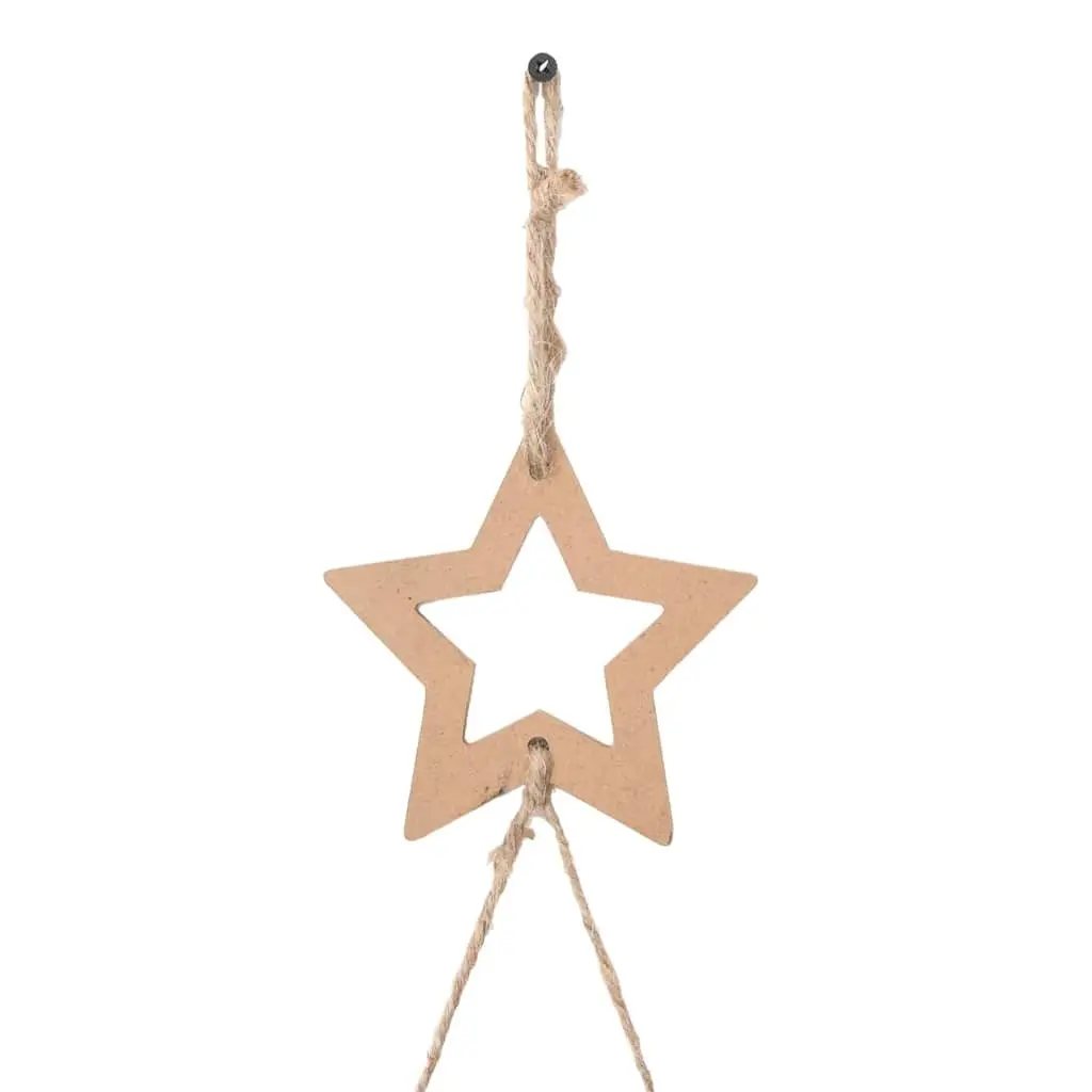 Hanging Christmas Tree Decoration for Wall or Door 100x210cm Natural Wood Branches