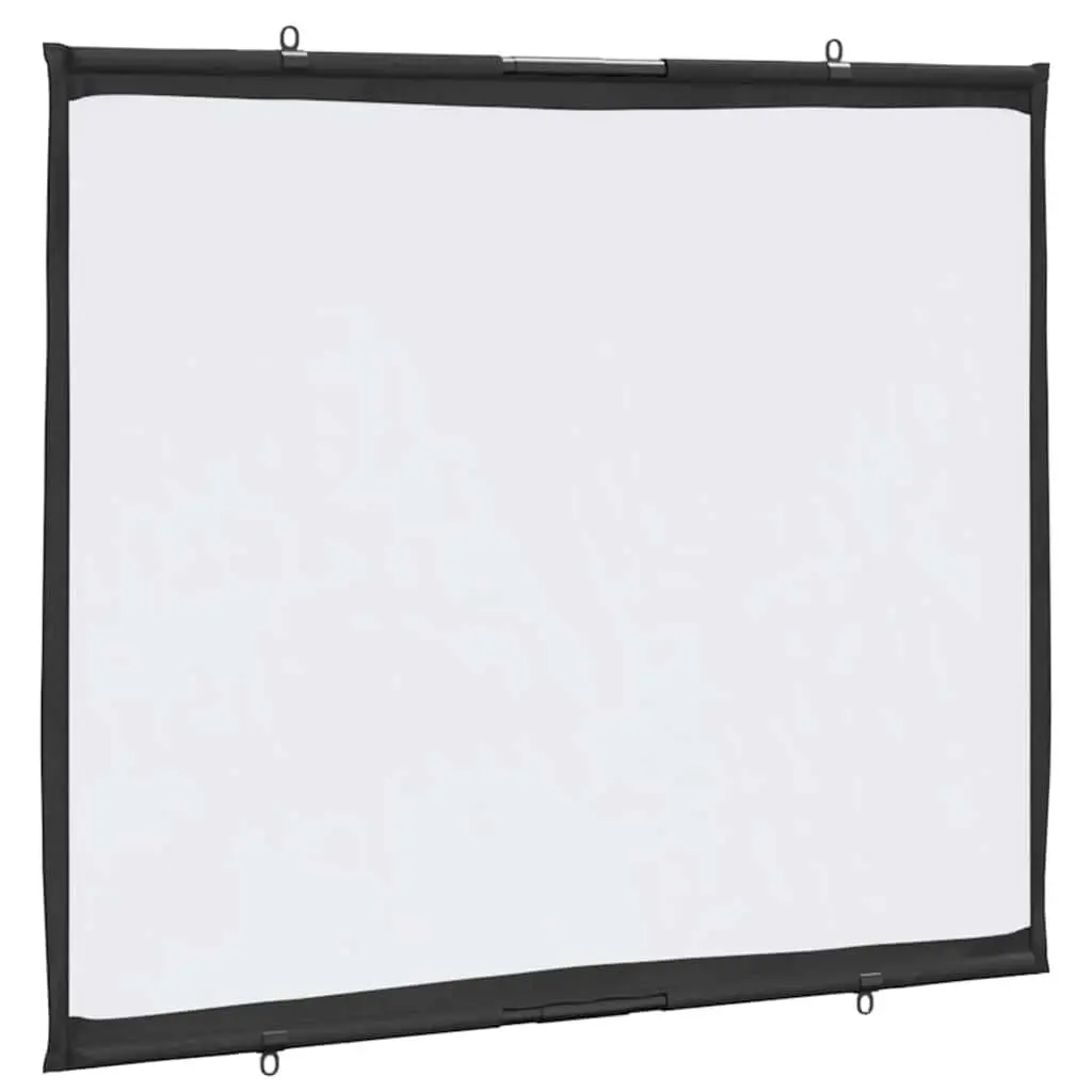 Projection Screen Wall-Hanging 50 Inch 4:3 Aspect Ratio Matte Display Home