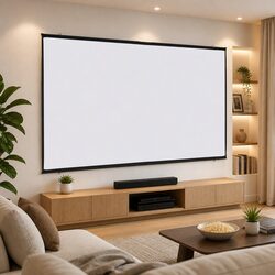 108 Inch Matte Surface Projection Screen - 16:9 Aspect Ratio