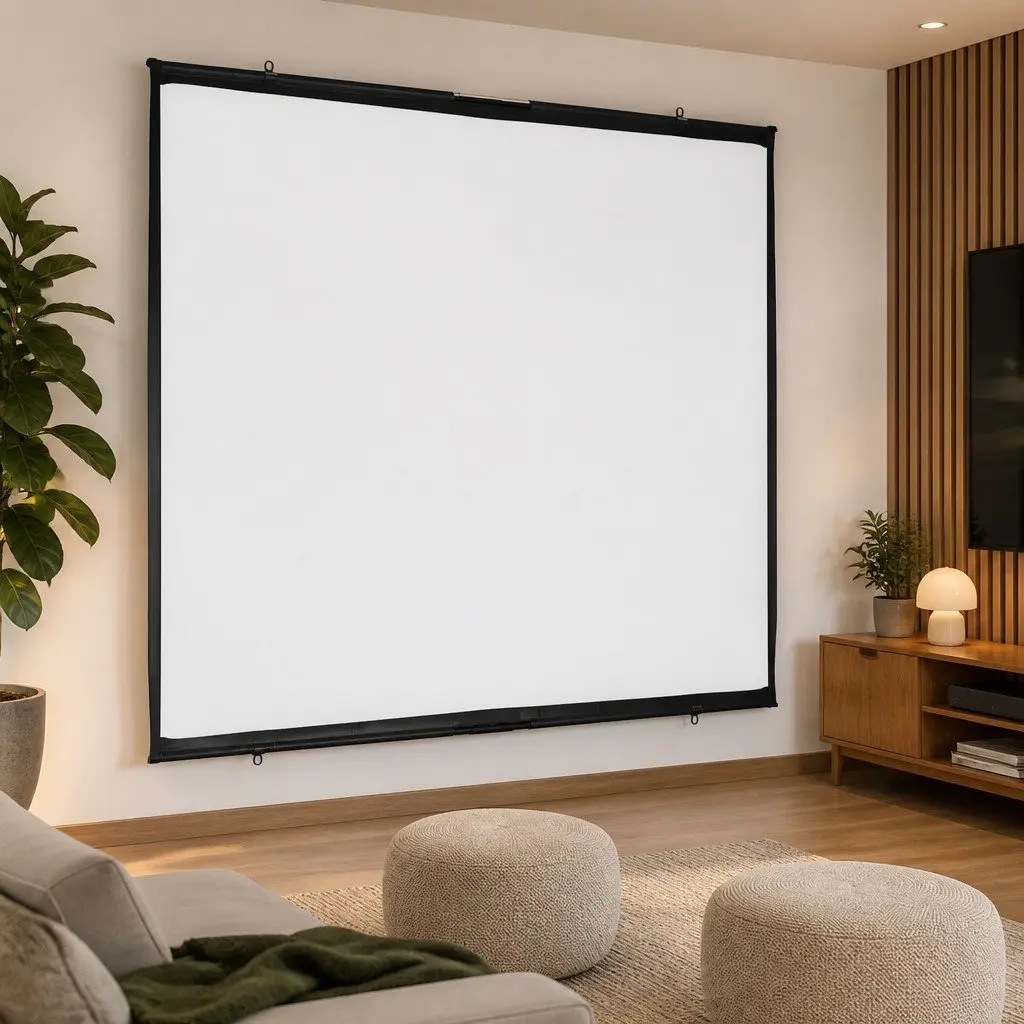 72 Inch Wall-Mounted Projection Screen