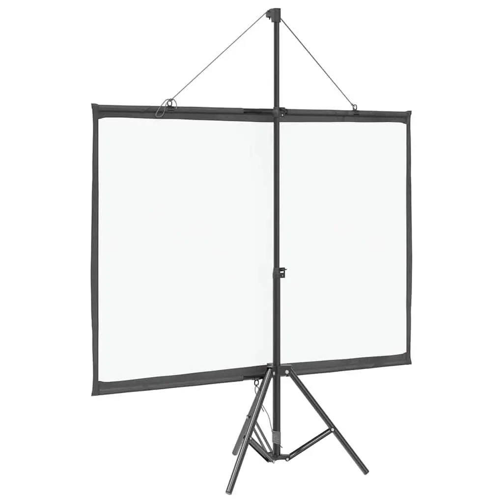 Projection Screen 50 Inch 4:3 Tripod Portable Matte for Home Theater Office