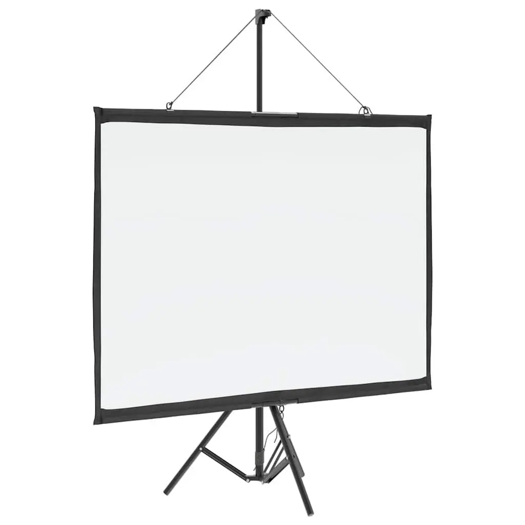 Projection Screen 72 Inch 4:3 Tripod Stand Portable Home Theater Office