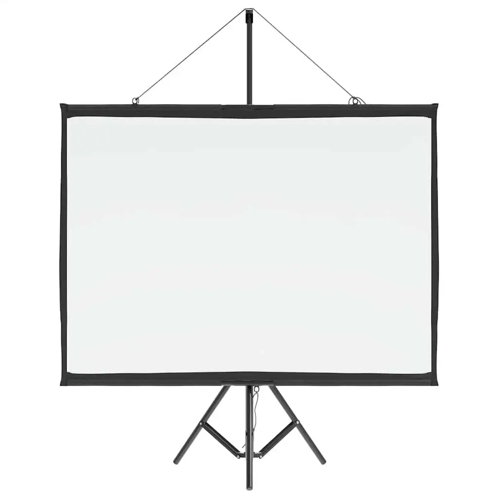 Projection Screen 72 Inch 4:3 Tripod Stand Portable Home Theater Office