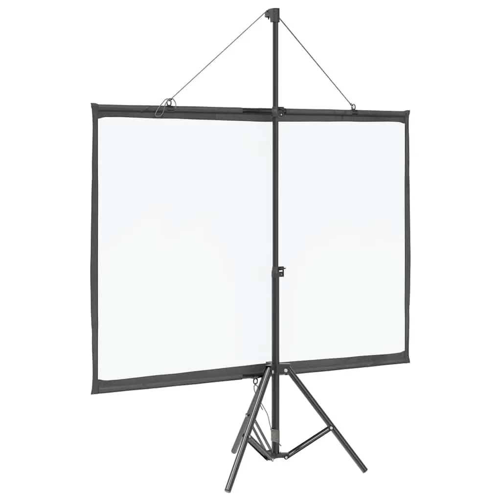 Projection Screen 72 Inch 4:3 Tripod Stand Portable Home Theater Office