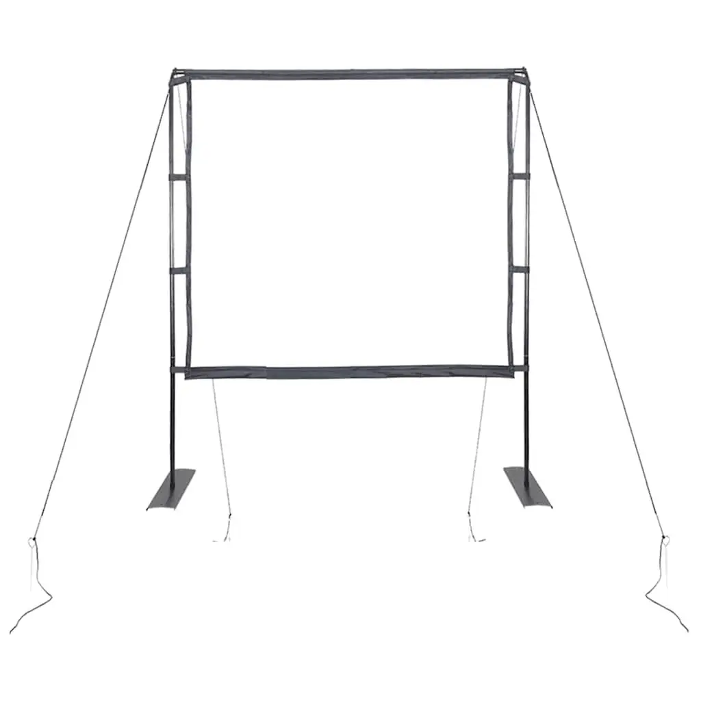 Projection Screen 89 Inch 1:1 Aspect Ratio Matte Portable Stand Home Theater