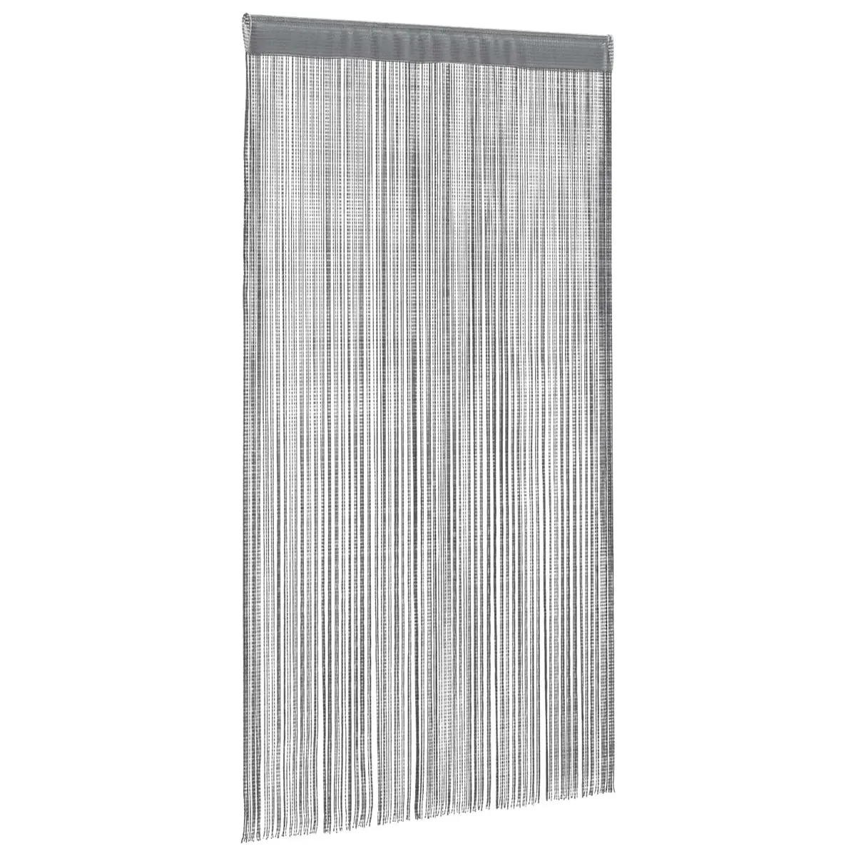 Anthracite String Curtains 2 Panels 140x250cm