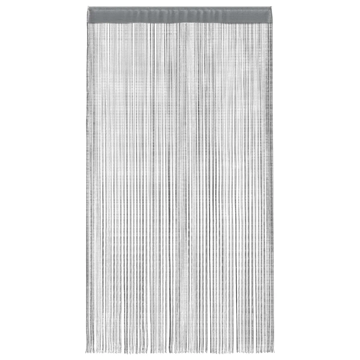 Anthracite String Curtains 2 Panels 140x250cm