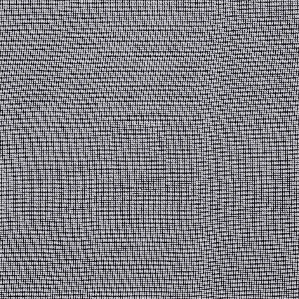 Voile Curtains for Home 2 Piece Black Sheer Net Curtain Panels