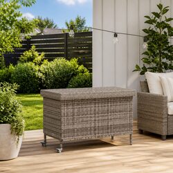 Specifications of Grey Garden Storage Box with Wheels