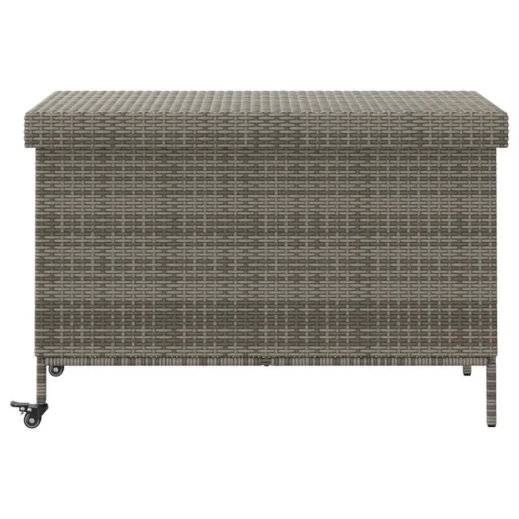 Garden Storage Box Outdoor Use Grey 110 x 55 x 73 cm