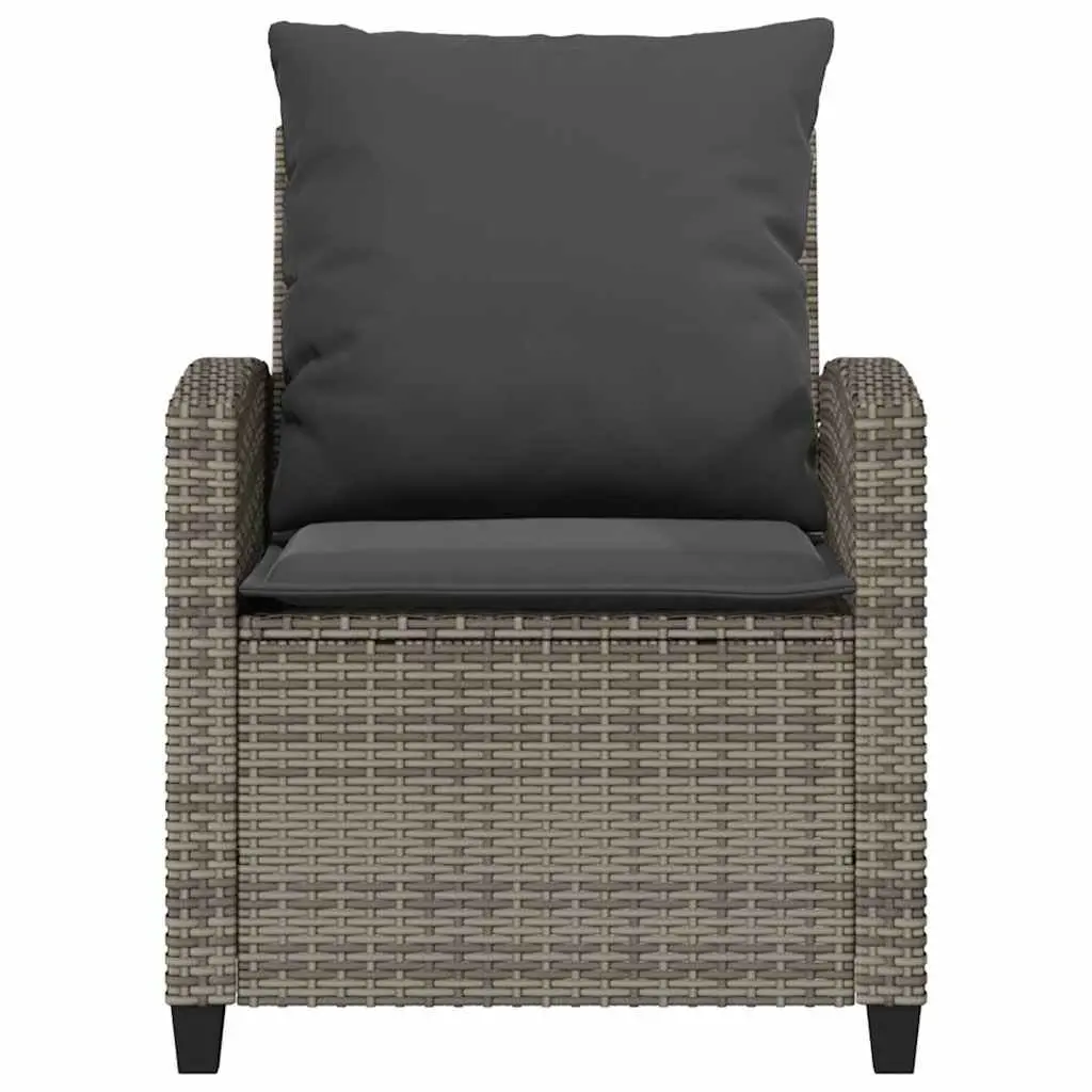 4-Piece Grey Garden Sofa Set