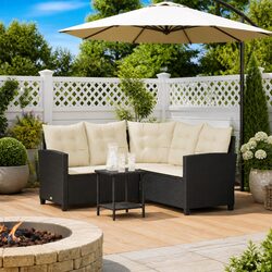 L-Shaped Garden Sofa: Dimensions, Materials, and More