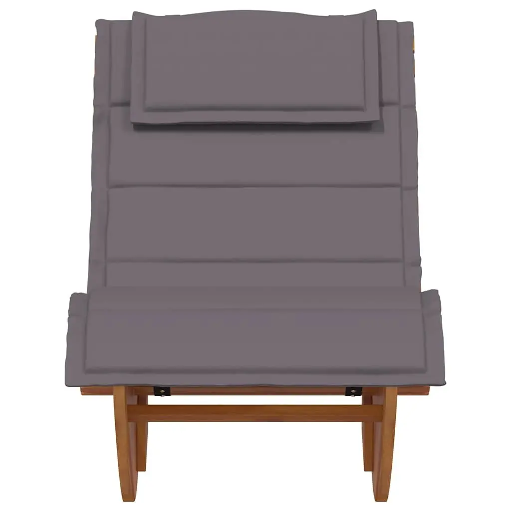 Solid Acacia Wood Rocking Sun Lounger