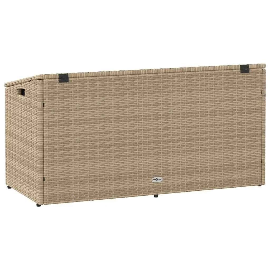 Garden Storage Box Outdoor Furniture Beige 110x50x58cm