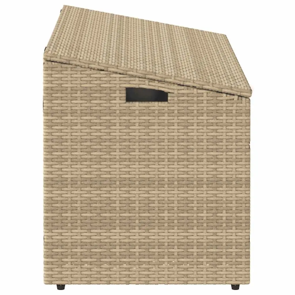 Garden Storage Box Outdoor Furniture Beige 110x50x58cm