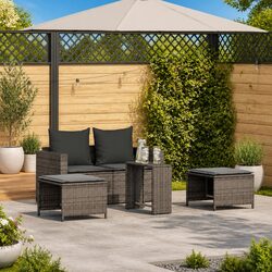 Specifications of 5-Piece Modular Garden Sofa Set