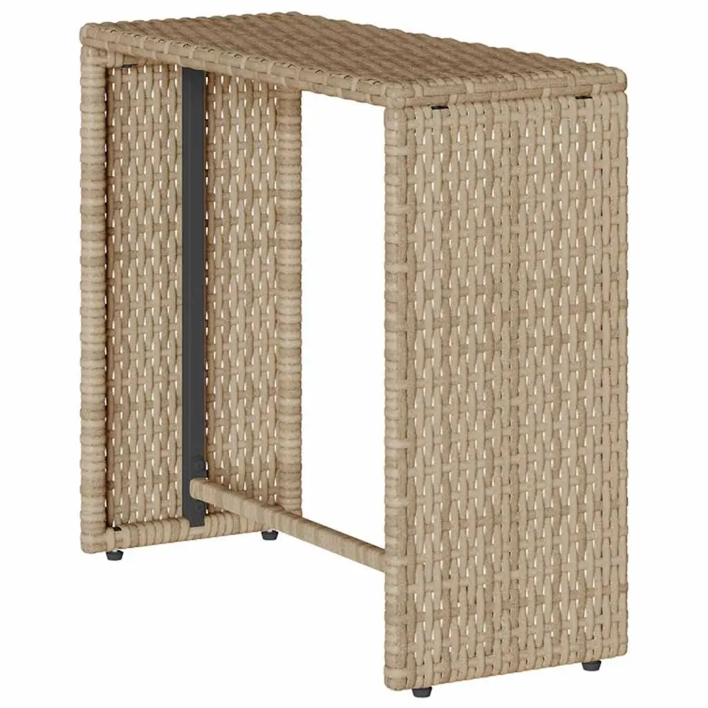 Outdoor Sofa Set 5 Piece Garden Furniture Stackable Modular Beige Poly Rattan
