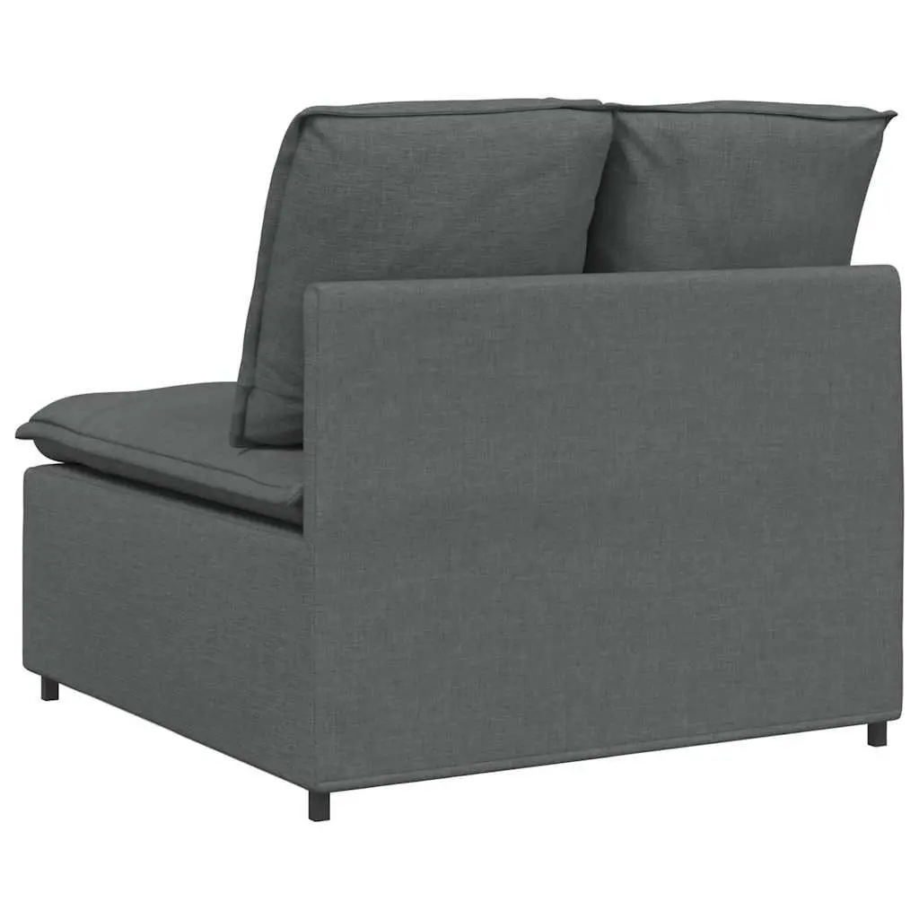 Modular Sofa Centre Module for Living Room Dark Grey 100cm Sectional Seating Unit