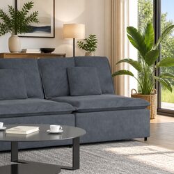 Specifications of the 100cm Grey Modular Sofa Centre Module