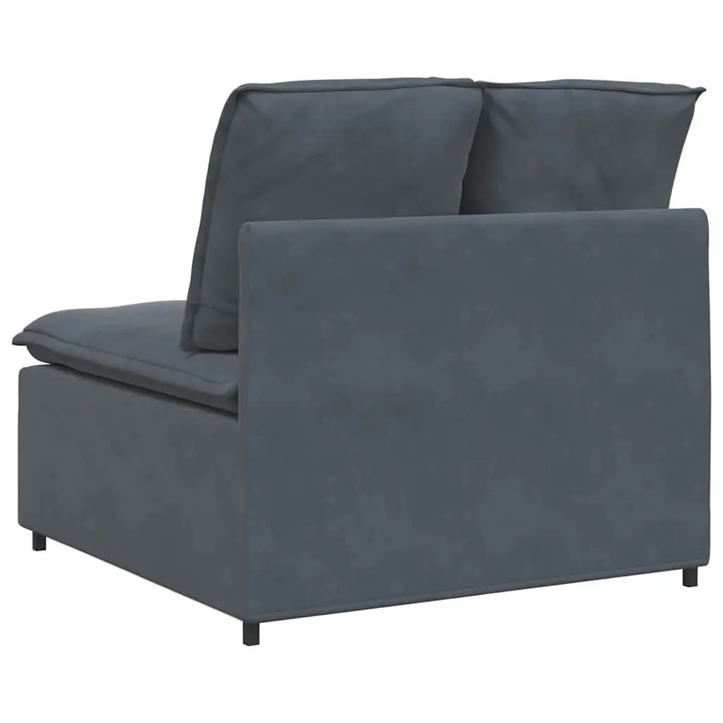 100cm Grey Modular Sofa Centre Module