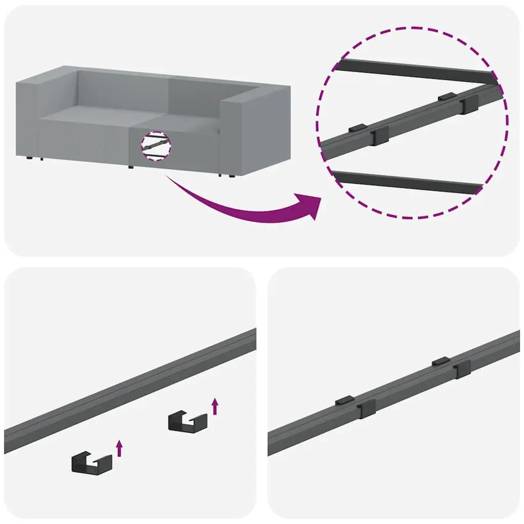 Grey Modular Sofa Corner Unit