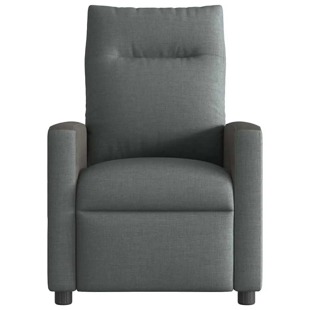 Grey Fabric Manual Recliner Chair