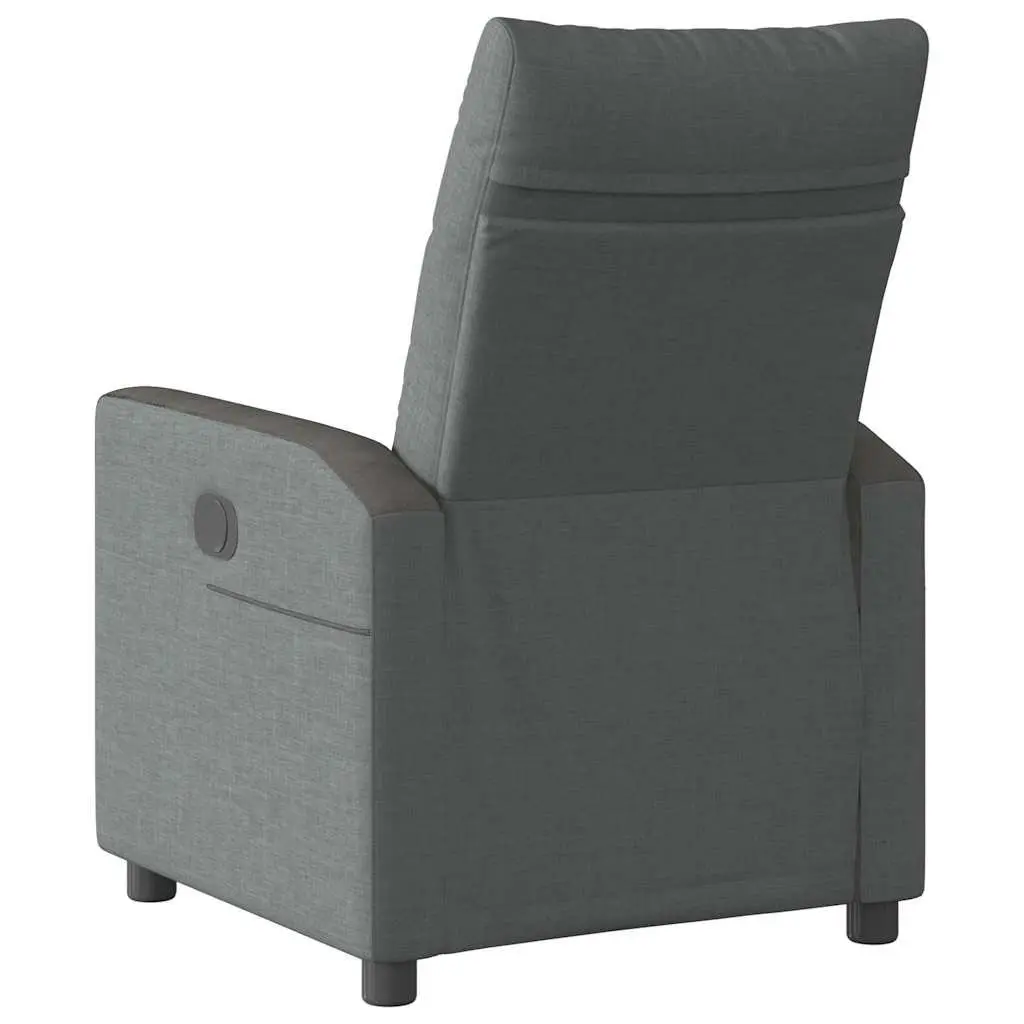 Grey Fabric Manual Recliner Chair