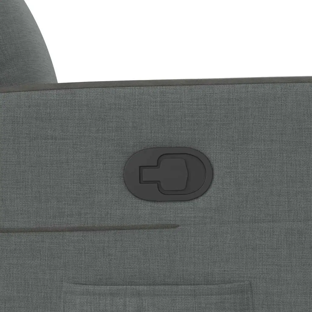 Grey Fabric Manual Recliner Chair