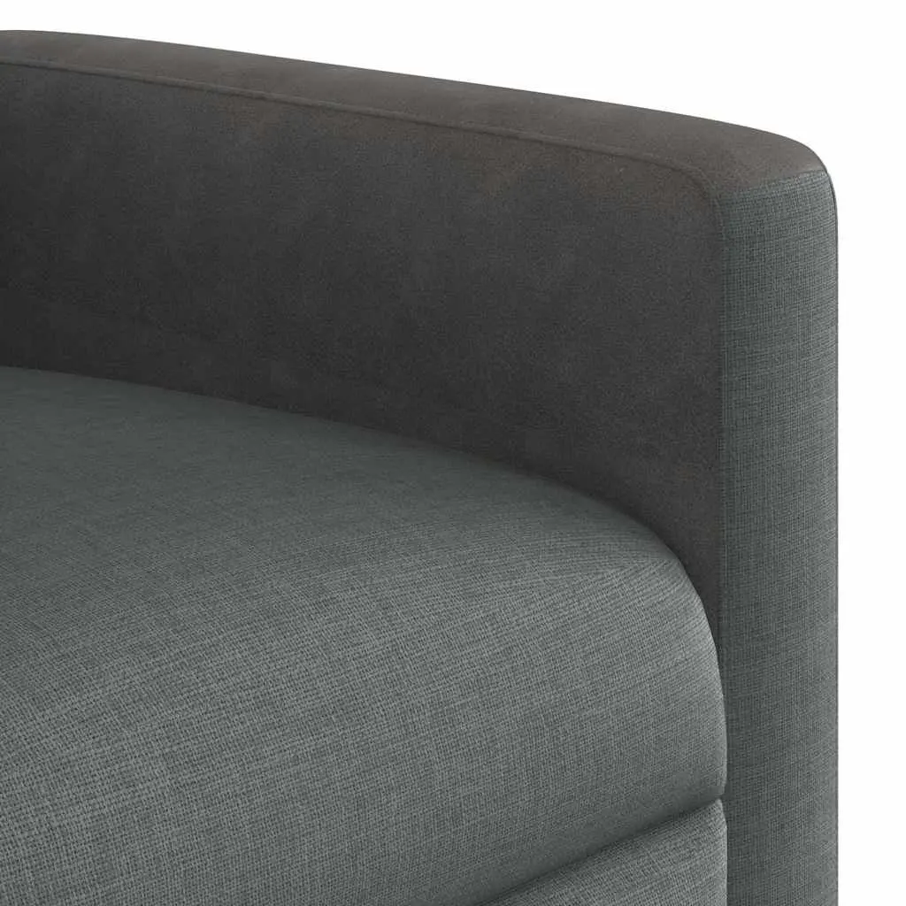 Grey Fabric Manual Recliner Chair