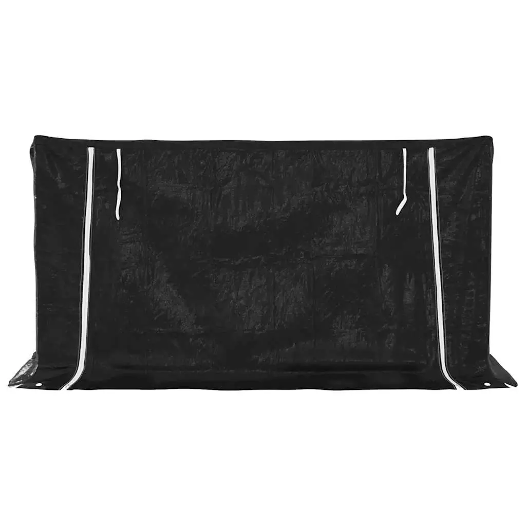 Firewood Rack for Outdoor Use with Zippered Rain Cover 200.5x80.5x110.5 cm