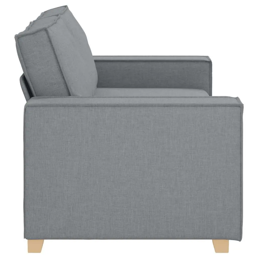 2-Seater Sofa Grey Fabric Lounge Couch Living Room Furniture Relaxing Seat