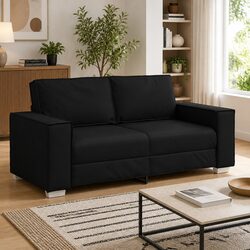 Specifications of Black 180cm Loveseat Sofa