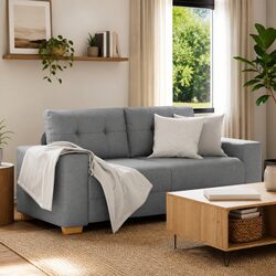 Specifications of Grey Loveseat Sofa 180x77x82cm