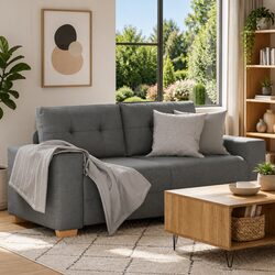 Dimensions of Grey Loveseat Sofa: 180x77x82cm