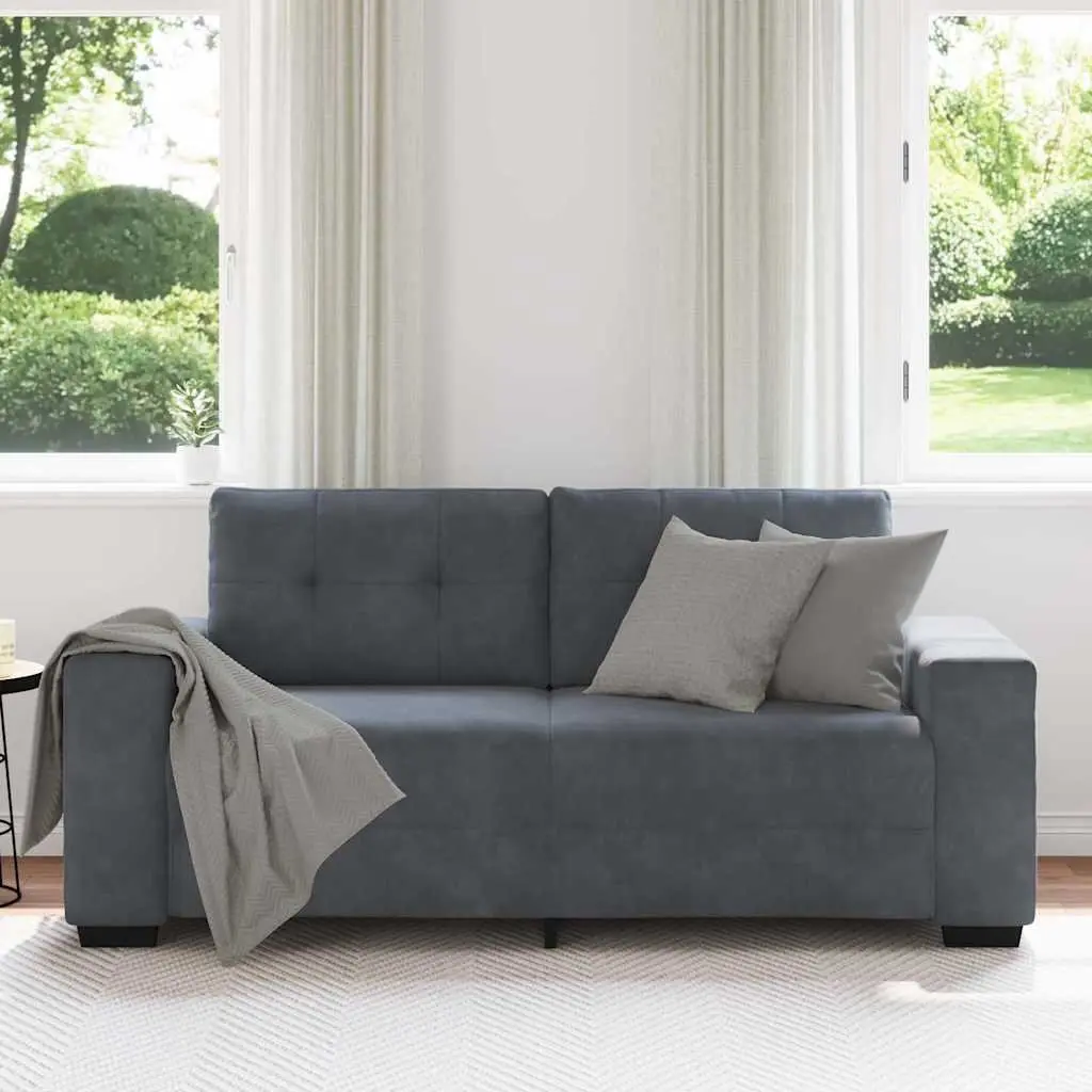 Loveseat Sofa Grey 180x77x82cm Modern Living Room Seating Couch Furniture