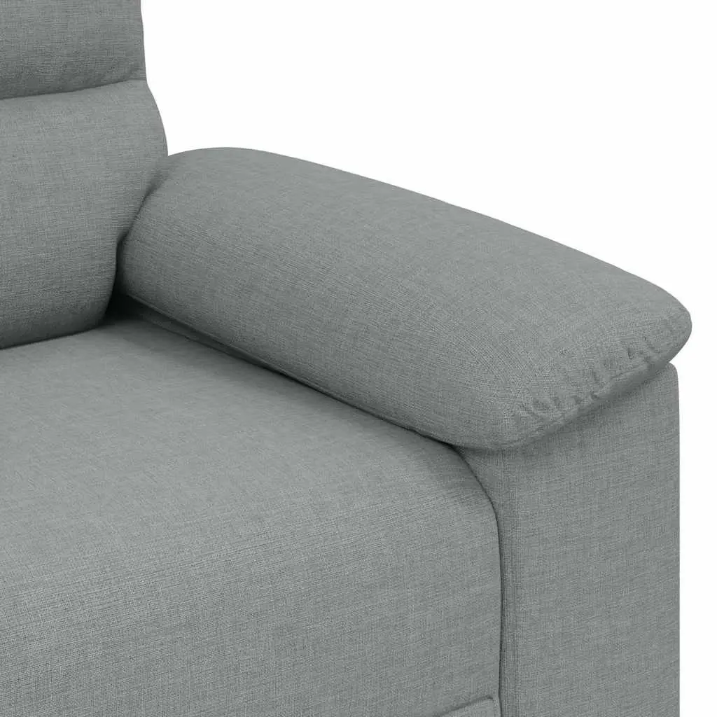 Grey Fabric Sofa Chair Lounge Armchair Living Room Bedroom 100x81x84cm