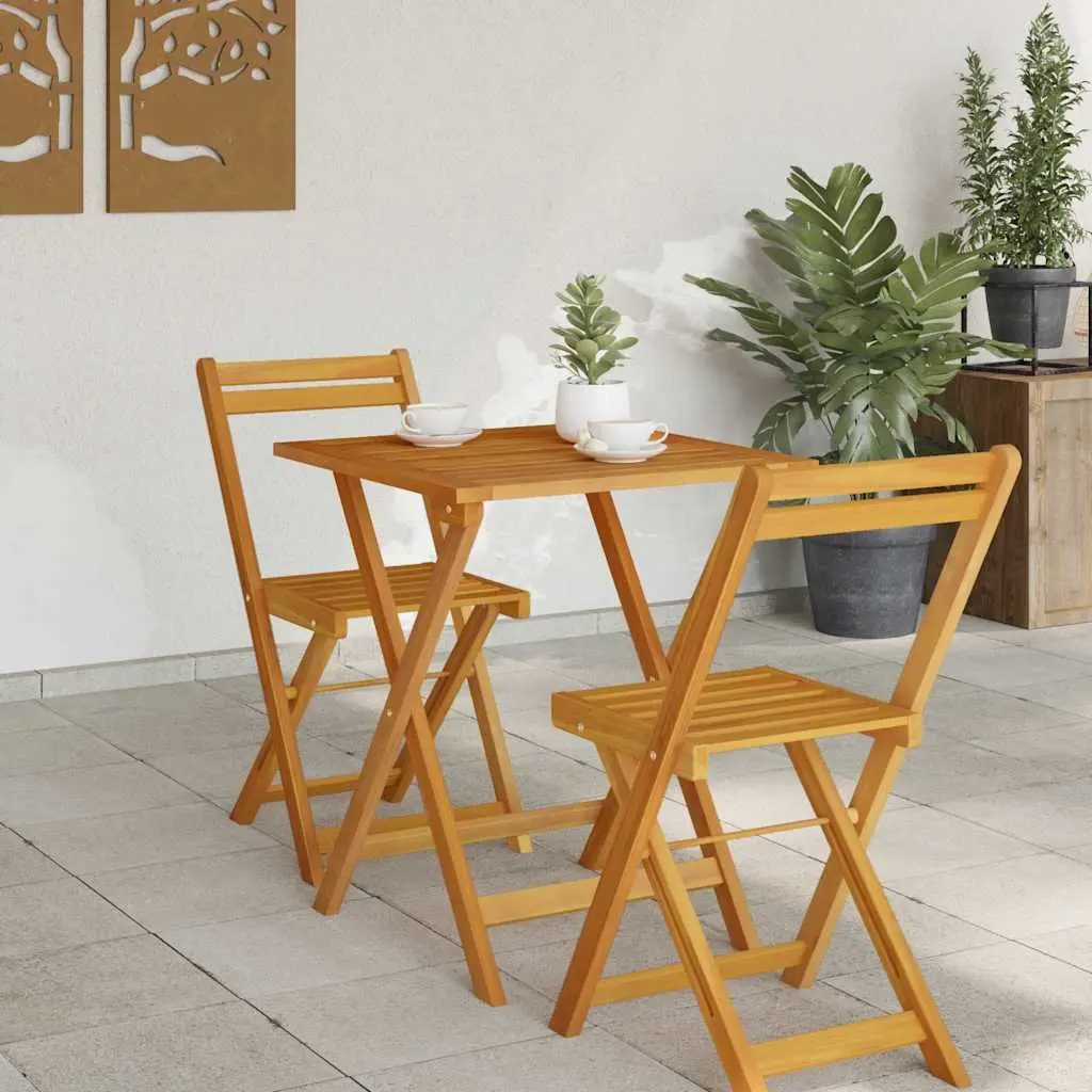 Folding Garden Table Outdoor Use 60x60x72cm
