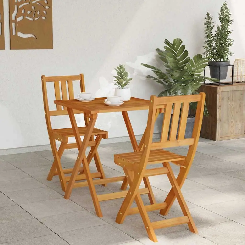 Folding Bistro Set for Outdoors