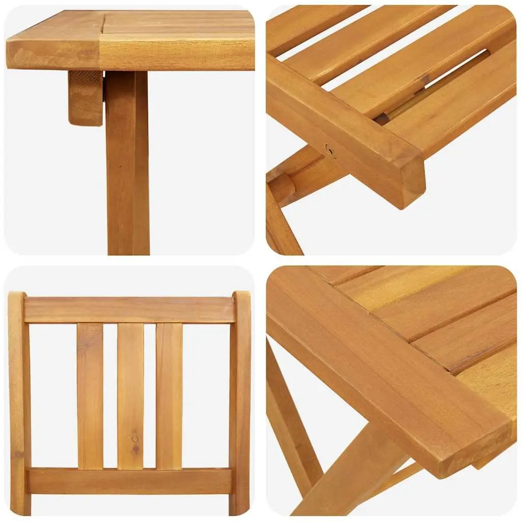 Folding Bistro Set for Outdoors