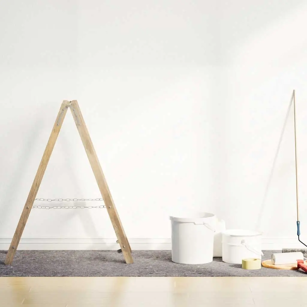 Painter Fleece Floor Protection Roll for Renovation 25m x 1m Non-Slip Dust Paint Cover