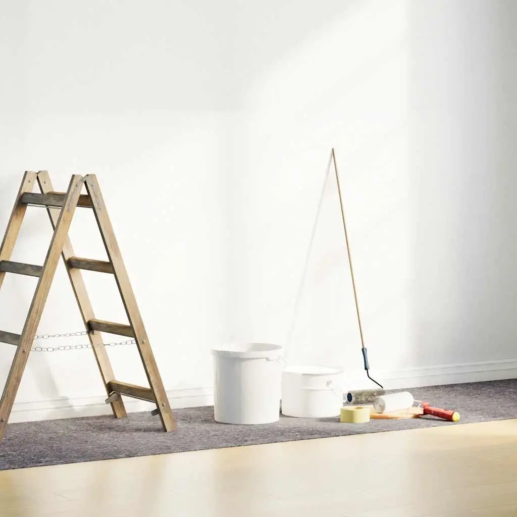 Non-slip Painter Fleece Floor Protection 25m x 1m Roll Dust Cover Renovation