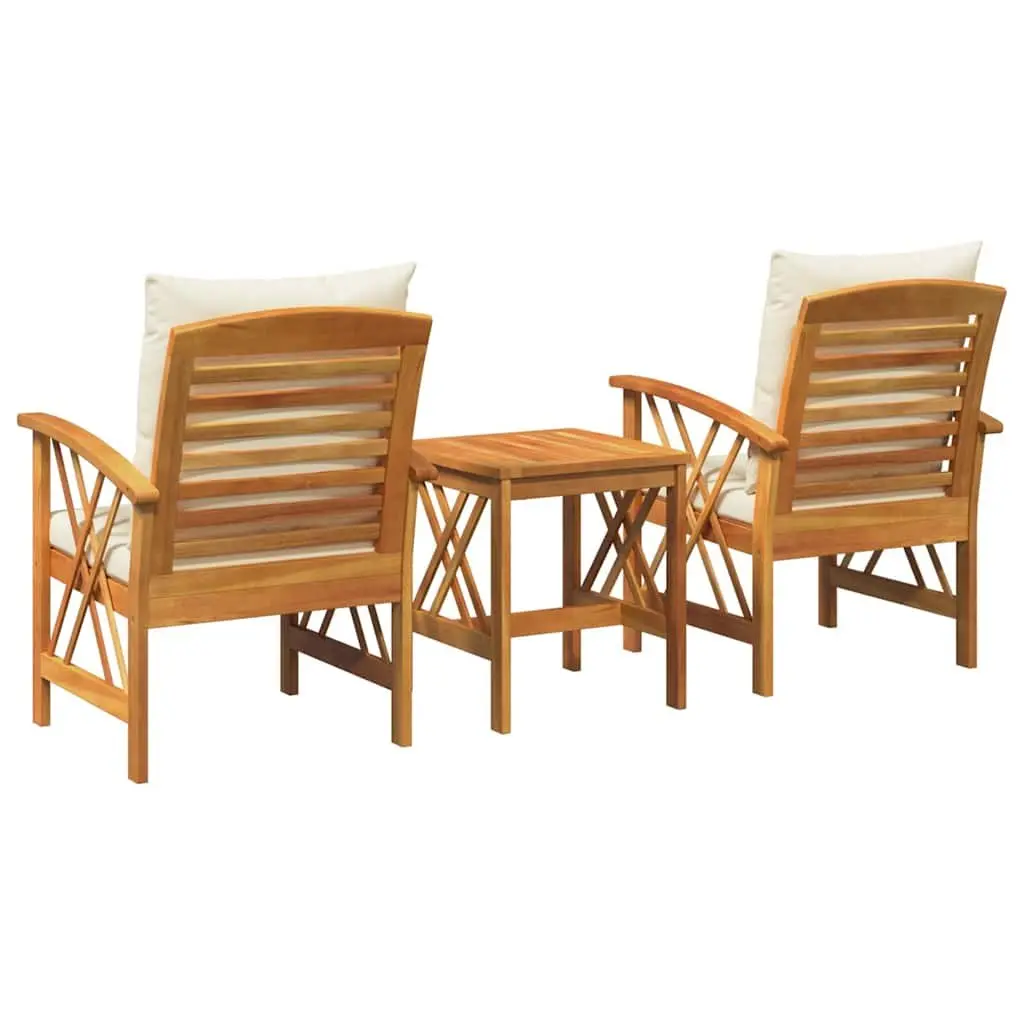 Garden Sofa Set 3 Piece Outdoor Furniture Patio Lounge Seating with Cushions